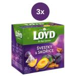 LOYD Чай Loyd пирамида слива+канела 3x40g