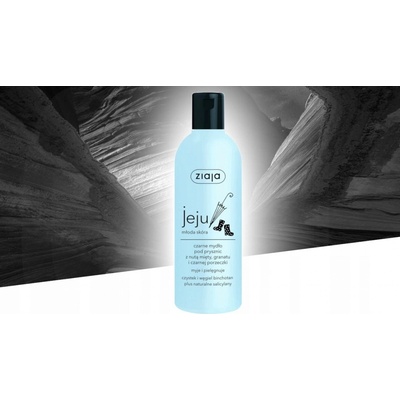 Ziaja Jeju Černé sprchové mýdlo 300 ml