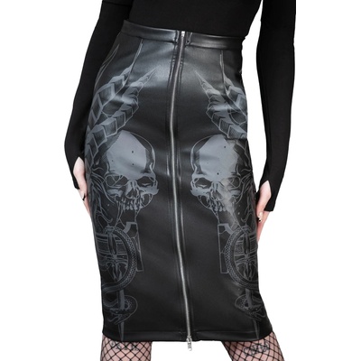 KILLSTAR дамска пола KILLSTAR - Darkest Myth Pencil - Черно - KSRA009470