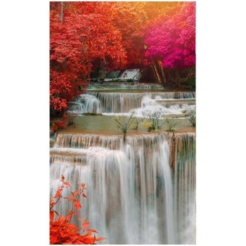 DIMEX ART s. r. o Флизелинов фототапет водопад в дъждовната гора 150 x 250 см