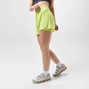 USA Pro Дамски къси панталони USA Pro USA Pro 2in1 Short 2-in-1 Runner Shorts Womens - Yuzu