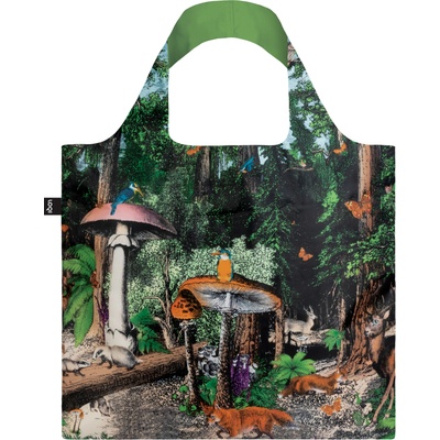 LOQI Чанта тип торба LOQI Kristjana Williams Interiors черна гора S (KW.BF)