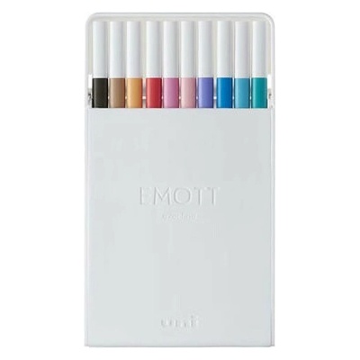 EMOTT fine liner súprava 10 ks - pastelové farby