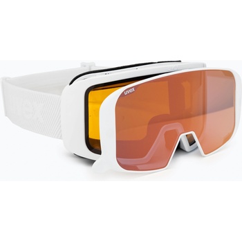 uvex Saga To S1/S3 ски очила бели лъскави/огледално розови/лазерно златни/ясни