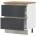 Долен кухненски шкаф с чекмеджета Infinity R-80-2MBOX/5