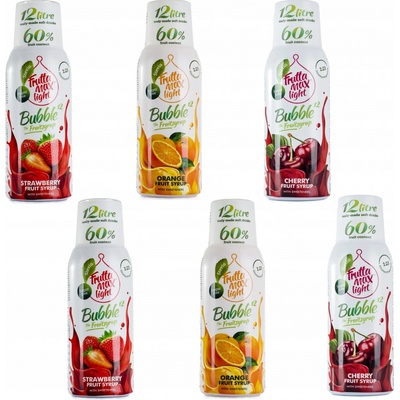 FruttaMax Jahoda Light Pomeranč Light Višeň Light 6 x 0,5 l