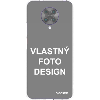 Púzdro Picasee silikónové Xiaomi Poco F2 Pro - Vlastné design/motiv čiré