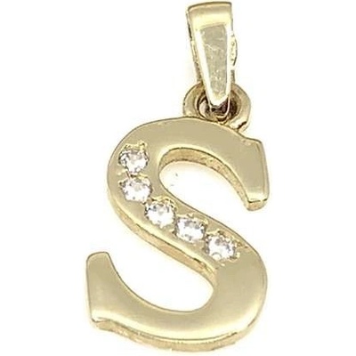 Diante Zlatý přívěsek písmeno S 59633400