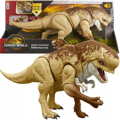 MATTEL JURSKÝ SVĚT DINOSAURUS DISTORTUS REX – Sleviste.cz