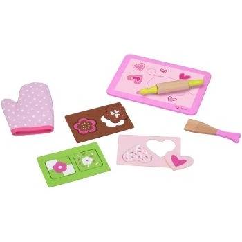Classic World - Дървена играчка - Комплект за печене на бисквити (4110)