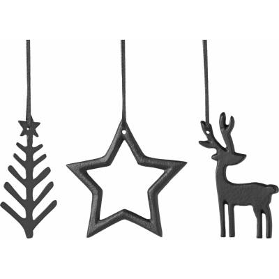 Villeroy & Boch 14-8677-7418 Vánoční ozdoby Christmas Chic, 3 ks.