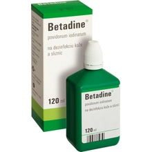 Betadine dezinfekčný roztok 100 mg/ml sol.der.1 x 120 ml