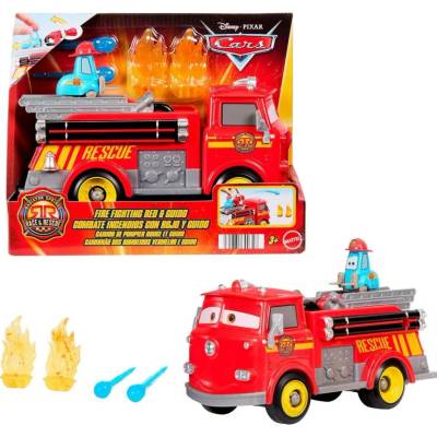 Disney Cars Race and Rescue Fire Fighting Red and Guido