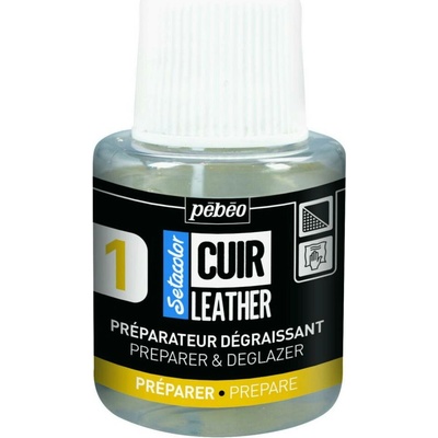 Setacolor Leather medium Příprava povrchu