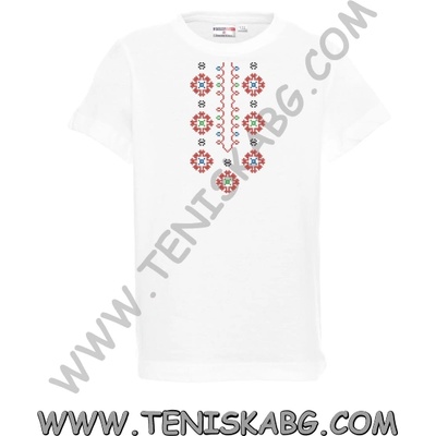 PROMOSTARS Тениска - Бродерия шевица 1188