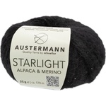 Austermann Starlight Alpaca & Merino 90362-8 Black Плетива прежда (90362-8)