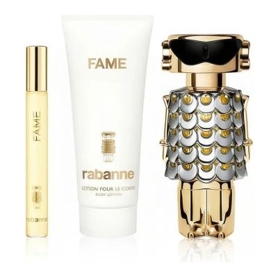 Paco Rabanne Fame подаръчен комплект: EDP 80 ml + лосион за тяло 100 ml + EDP 10 ml за жени