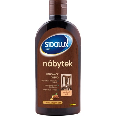 Sidolux M Renovace mléko na nábytek s mandlovým olejem 300 ml – Zboží Dáma