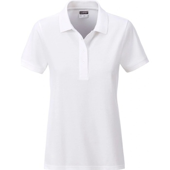 James & Nicholson polokošeľa z biobavlny 8009 biela