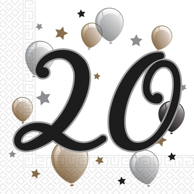 Procos Milestone servítky č.20 33cm 20ks