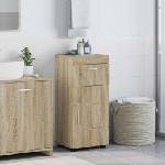 vidaXL Комплект шкафове за баня TULUM Сонома дъб 37 x 31, 5 x 82 см (880343)