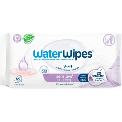 WaterWipes Bio Vlhčené obrúsky upokojujúce s extraktom z levandule 60 ks