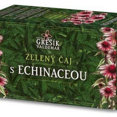Grešík zelený čaj s echinaceou 20 x 1,5 g