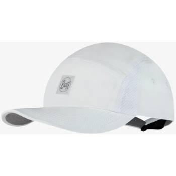 Buff 5 panel Cap r-solid white
