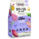 MAC's Mac’s Cat Kitten GRAIN FREE, висококачествена храна за подрастващи котенца, БЕЗ ЗЪРНО, с пиле, скариди и норвежка сьомга, 1, 5 кг - Германия - 80512