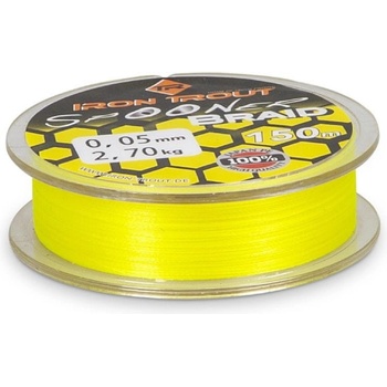 Iron Trout šnúra Spooner Braid 150m 0,04mm žltá