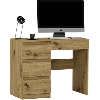 Framire Psací stůl artisan s levými zásuvkami Modern N34 90 x 50 cm