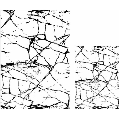 Mila Home Cracks Biele/čierne 60x100 cm