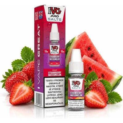 IVG Pro Salts Strawberry Watermelon 10 ml 10 mg