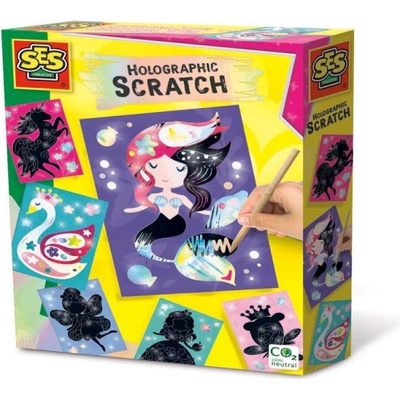 Holografické vyškrabávací obrázky víly