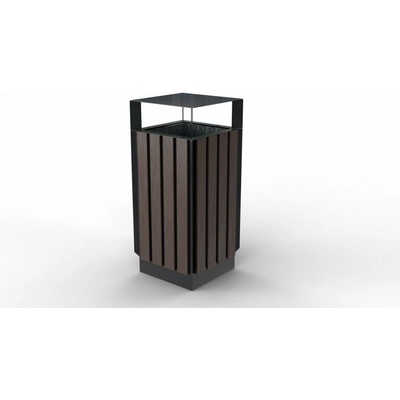 Enprag Vonkajší odpadkový kôš Recyklát II. bezúdržbový KA-V1076
