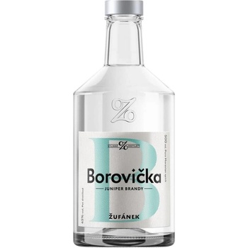 Žufánek Borovička 45% 0,5 l (holá láhev)
