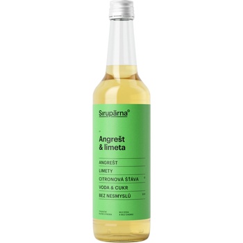 Sirupárna Domácí Angrešt & Limeta Sirup 0,5 l