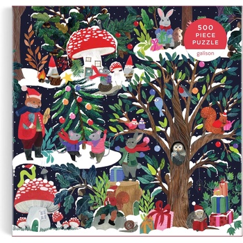 Galison - Puzzle Yuletide Forest - 500 piese