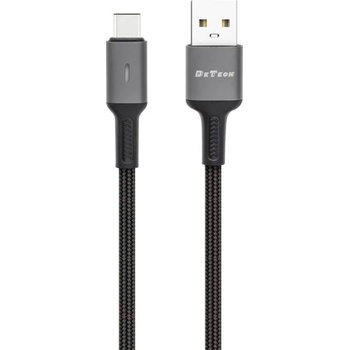 Image 1 of DeTech Кабел за данни DeTech DE-C39C, Type-C, 1.0m, Черен - 40202