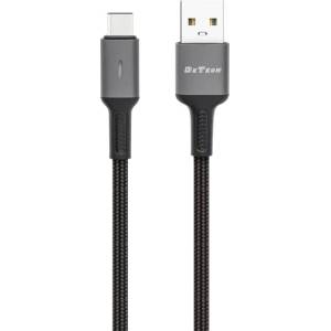 DeTech Кабел за данни DeTech DE-C39C, Type-C, 1.0m, Черен - 40202