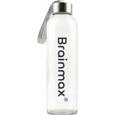 BrainMax Skleněná láhev v termo obalu 530ml