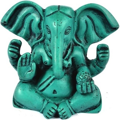 Sanu Babu Ganesh baby sedící, tyrkysový, 8cm