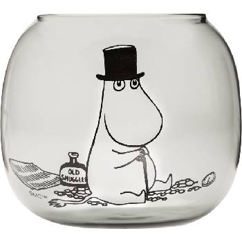 Muurla Свещник за чаена свещ Muurla Муминки Татко на Мумика 9, 5 см сив (741-095-02)