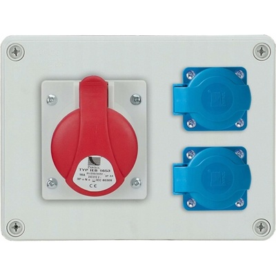 STAVEBNÍ ROZVADĚČ R-BOX 190 1x16A/5P 2x250V PAWBOL B.1602