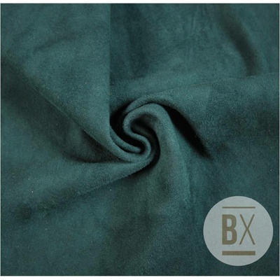 Kůže Stretch - Magisco Suede Plume zelená smaragd Rozměr (m2): Hlavný variant