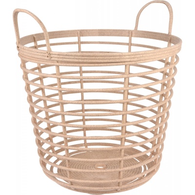 Home Styling Collection Úložný koš s uchy 43 x 46 cm hnědý