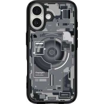 Spigen iPhone 17 SPIGEN ULTRA HYBRID ZERO ONE Пластмасов удароустойчив капак за телефон, MagSafe, черен ACS10089 (ACS10089)