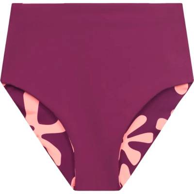 MYMARINI Дамско бикини долнище MYMARINI Women's Highwaist Shorts Bikini bottom - Print Berry (150-5808-0112)