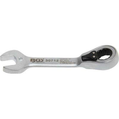 BGS technic Očkoplochý klíč 12 mm s ráčnou, extra krátký BGS 30712