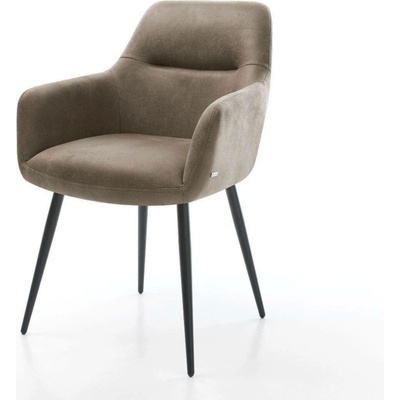 Delife Pejo-Flex mikrovlákno taupe vintage zúžená černá taštičkové pružiny